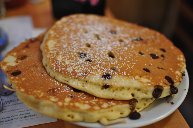 1 Chocolate Chip Pancake.