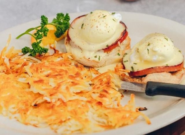 Classic Eggs Benedict.
