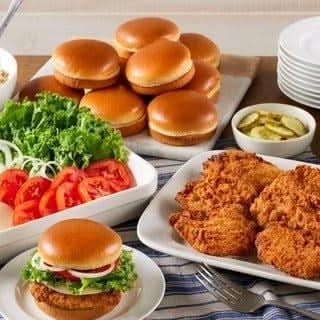 Crispy Chicken Sandwich Bar (serves 10)