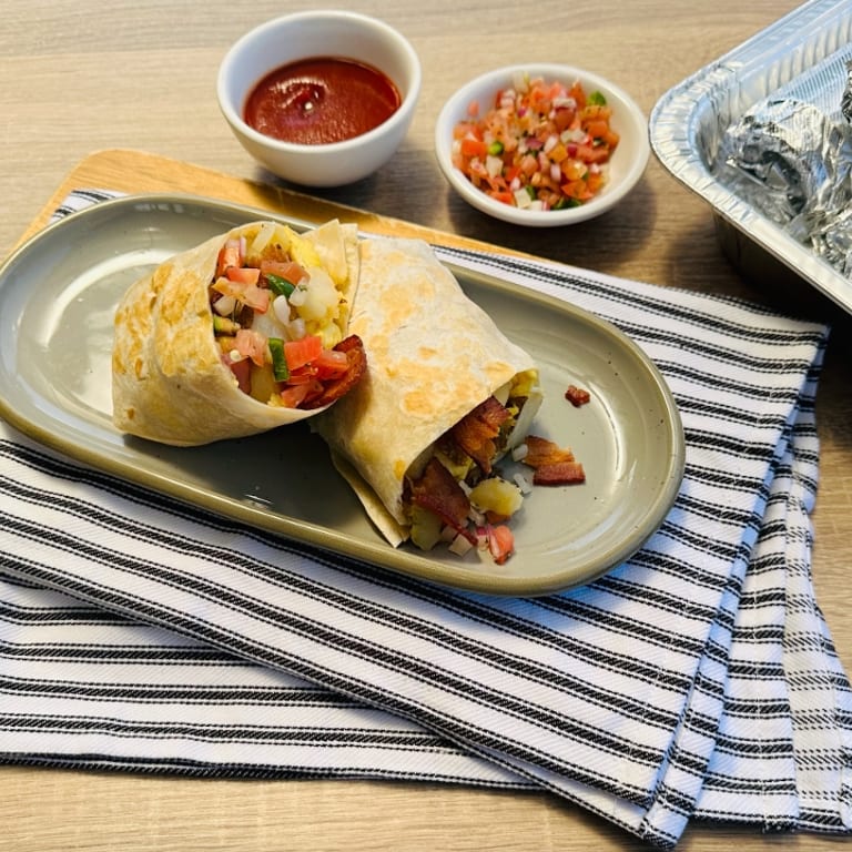 Delicious Breakfast Burrito and More